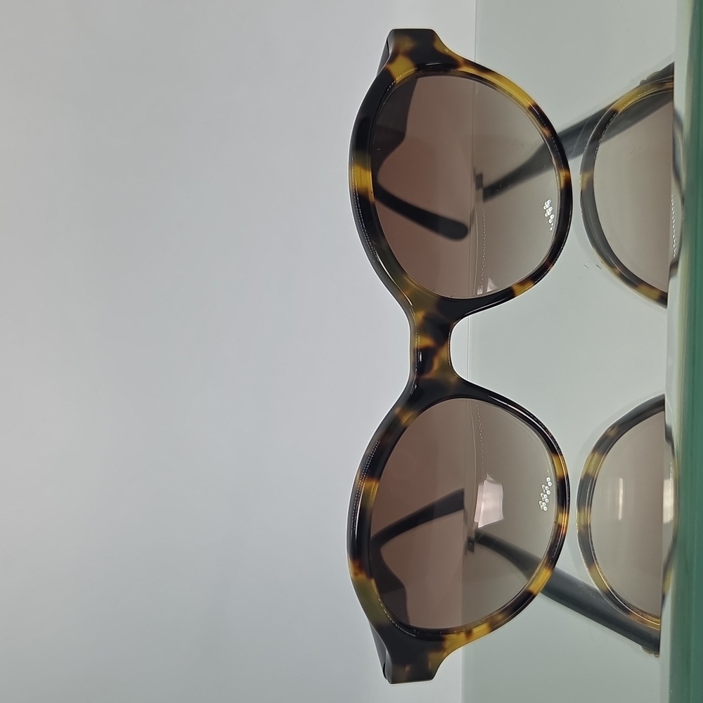 Vintage Emmanuelle Khan Paris Tortoise Shell Round Sunglasses B. Robinson